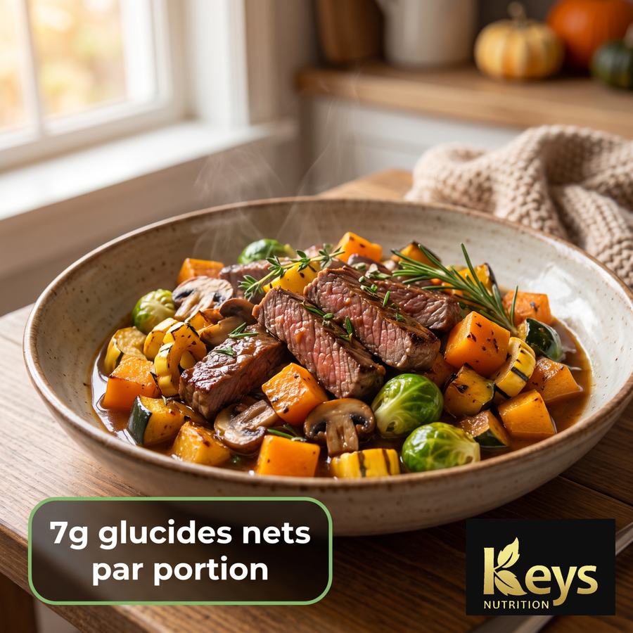 Comment faire un sauté de boeuf aux courges sans sucre?
