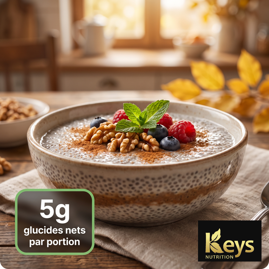 Comment faire un pouding au chia à la cannelle sans sucre pour le déjeuner?