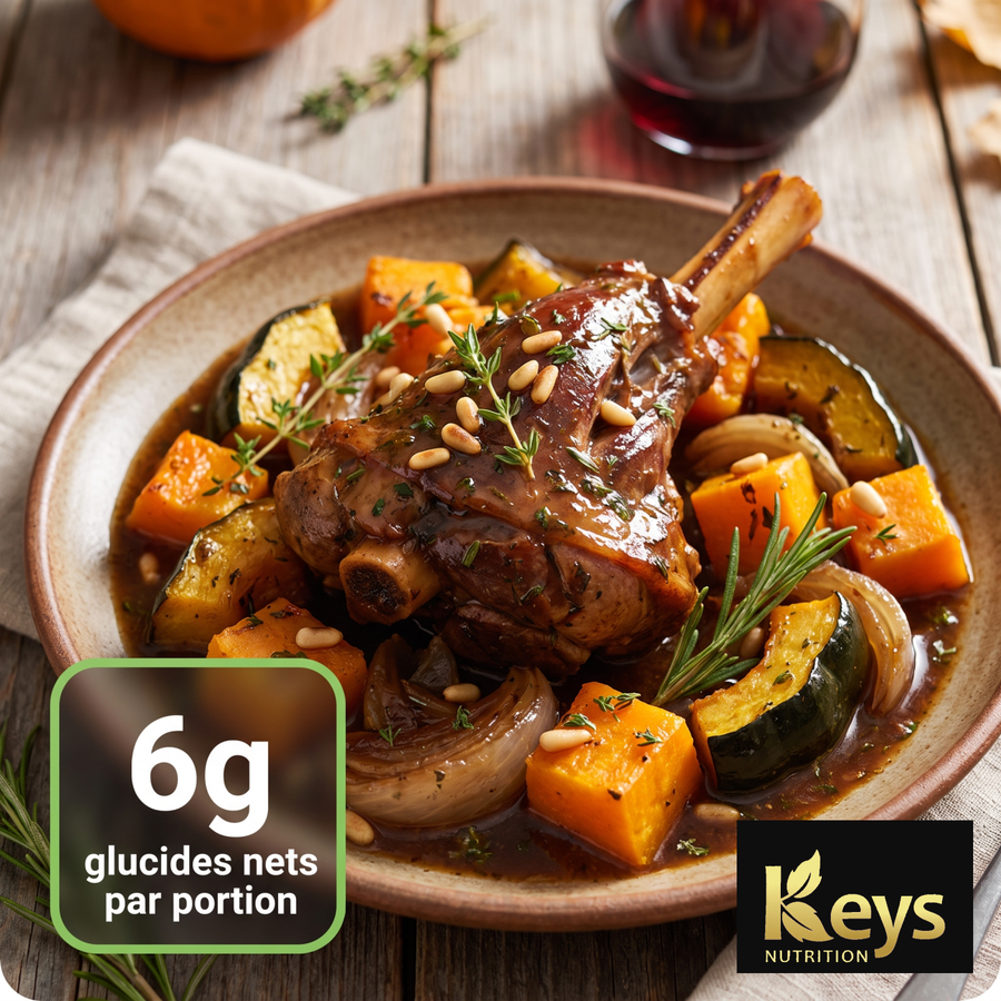 Comment faire un agneau braisé aux courges sans sucre?