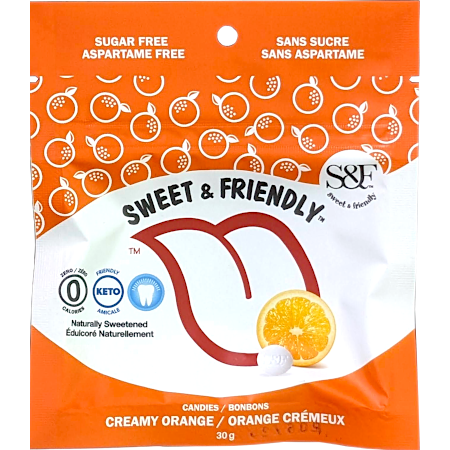 SWEET & FRIENDLY - Bonbons naturelles sans sucre à l'érythritol