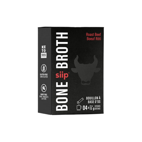SIIP - Bouillon d'os en packet de 4x15g - Boeuf Rôti