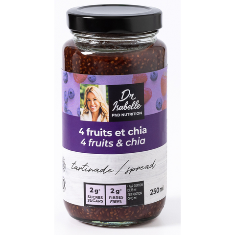 Tartinades & confitures Isabelle Huot CAISSE DE 8 - Keys Nutrition