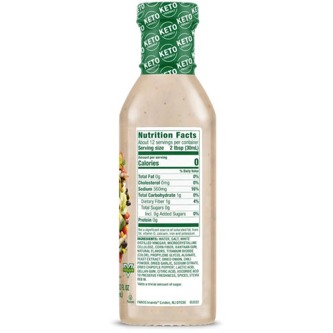 Walden Farms - Vinaigrette CHIPOTLE RANCH 355ml - Keys Nutrition