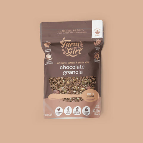 Farm Girl-Céréales chocolat à base de noix CAISSE DE 12 - Keys Nutrition
