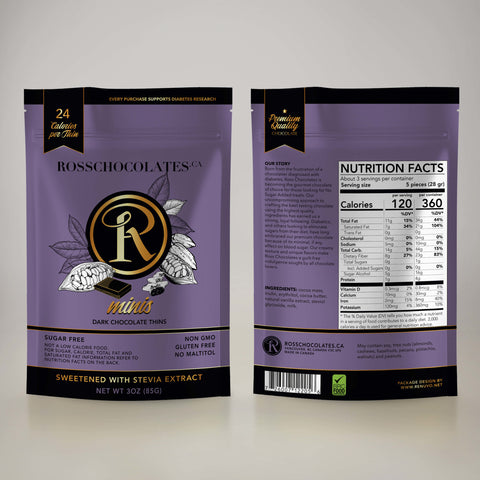 Ross Chocolates - Minis chocolat noir - Keys Nutrition