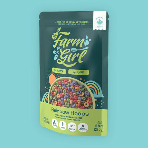 Farm Girl-CÉRÉALES ARTISTIQUES RAINBOW HOOPS - Keys Nutrition