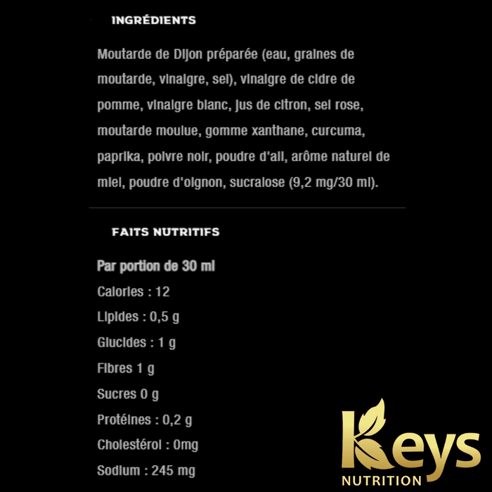FIT SAUCES - Sans Sucre CAISSE DE 12|| FIT SAUCES - Sugar Free 12 PACK FIT SAUCES