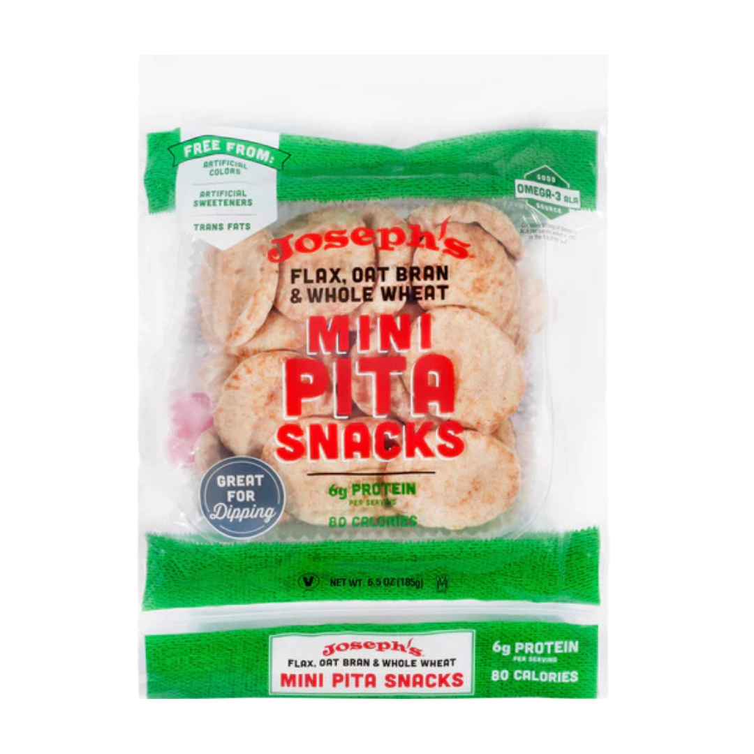 JOSEPH'S BAKERY MINI PITA SNACKS 185G
