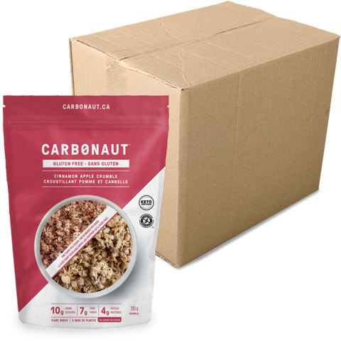 CARBONAUT - Granolas Croustillant pomme et cannelle 283g CAISSE DE 6 - Keys Nutrition