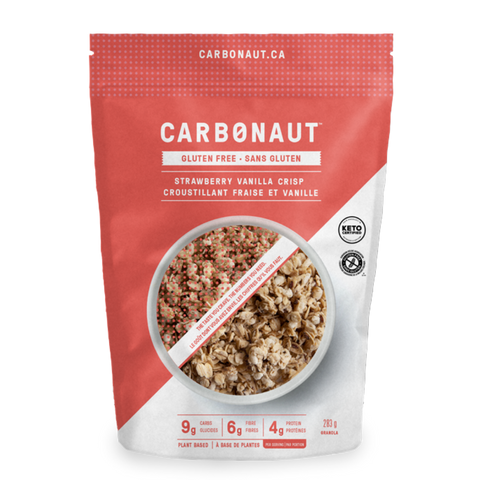 CARBONAUT - Granolas Croustillant Fraise Vanille 283g - Keys Nutrition