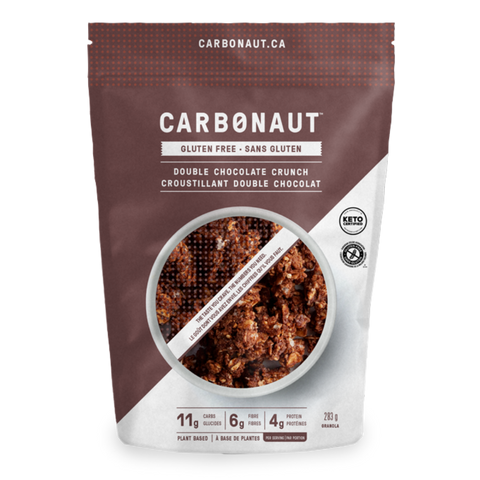 CARBONAUT - Granolas Croustillant Double Chocolat 283g || Low Carb Double Chocolate Crunch Granola 283g CARBONAUT