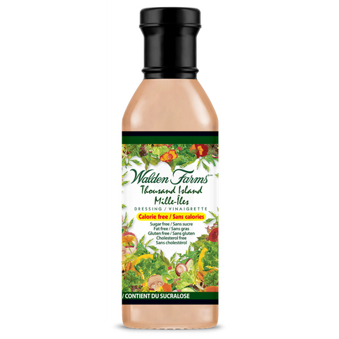 Walden Farms - Vinaigrette MILLES ÎLES 355ml|| Walden Farms THOUSAND ISLAND  Dressing 355ml WALDEN FARMS