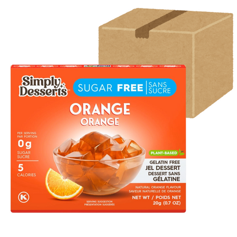 KEYS-NUTRITION-LOW-CARB-SANS-SUCRE-EPICERIE-SIMPLY-DELISH-JEL-DESSERT-DESSERT-GELATINE-ORANGE-FRONT-PACK-OF-6