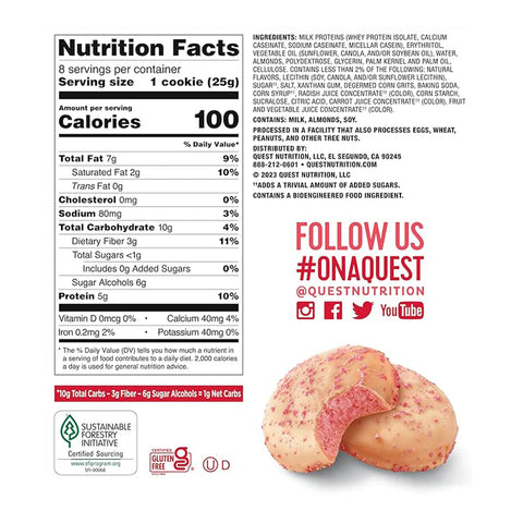 QUEST NUTRITION - Biscuit givrée - Keys Nutrition