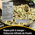 Repas prêt à manger - Fettuccini Alfredo de Poulet BOÎTE DE 8 KEYS NUTRITION PRÊT À MANGER