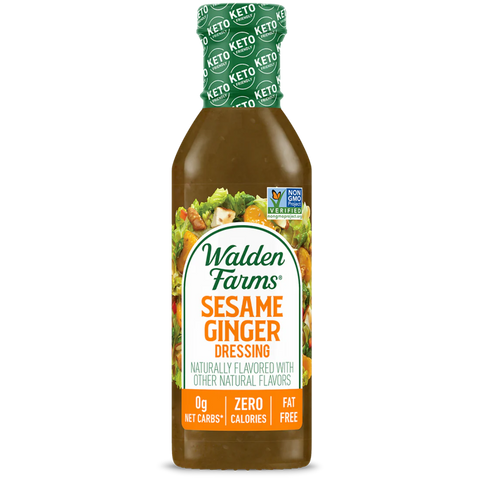 Walden Farms - Vinaigrette Sésame Gingembre 355ml CAISSE DE 6 - Keys Nutrition
