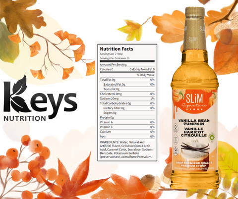 Slim Syrups automne - Keys Nutrition