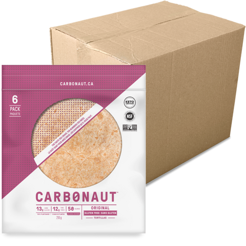 CARBONAUT - Tortillas sans gluten CAISSE DE 12x210g - Keys Nutrition