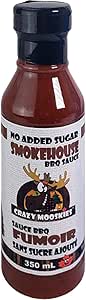 CRAZY MOOSKIES - Sauce BBQ Fumé 350ml - Keys Nutrition
