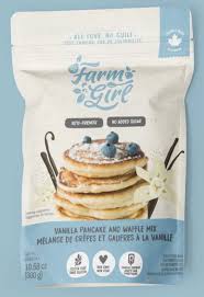 Farm Girl-Mélange pour crêpes et gaufres à la vanille CAISSE DE 12 - Keys Nutrition