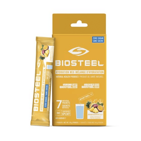 Supplément Biosteel - Sachets d'électrolytes en poudre boite de 7x7g ||Supplement biosteel - Electrolyte Additives powder 7x7g BIOSTEEL