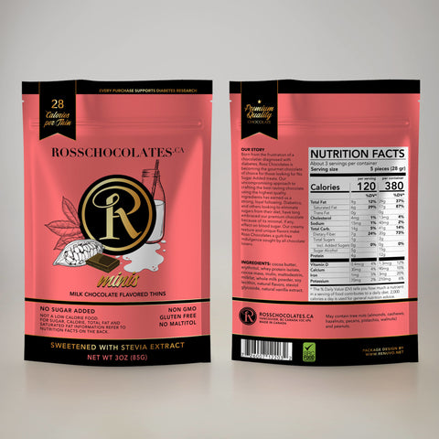 Ross Chocolates - Minis chocolat au lait - Keys Nutrition
