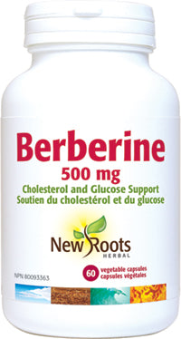 New Roots - Berberine 500mg 60 capsules - Keto Québec - Keys Nutrition