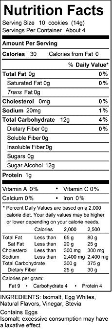 Krunchy Melts - Meringues - Vanille 57g - Keys Nutrition
