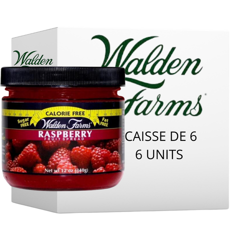 Walden Farms - Tartinade au framboise 340g CAISSE DE 6 - Keys Nutrition