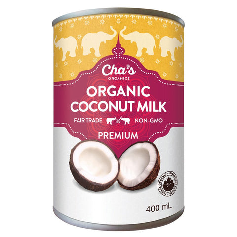 Cha's - Lait ou Crème de coco biologique 400ml - Keys Nutrition