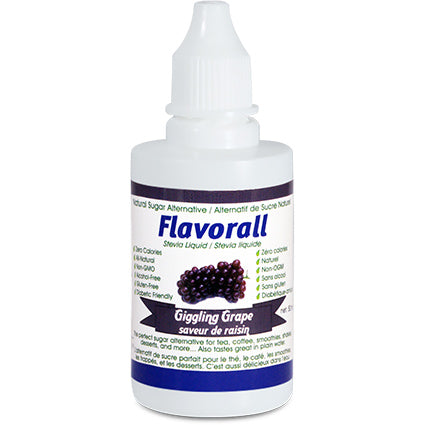 FLAVORALL - STÉVIA LIQUIDE RAISIN 50ML||FLAVORALL - GRAPE FLAVORED LIQUID STEVIA 50M FLAVORALL