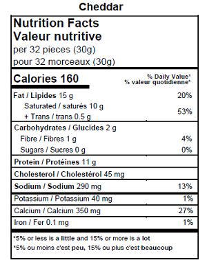 IVANHOE - Nothing but Cheese - Cheddar - Keys Nutrition