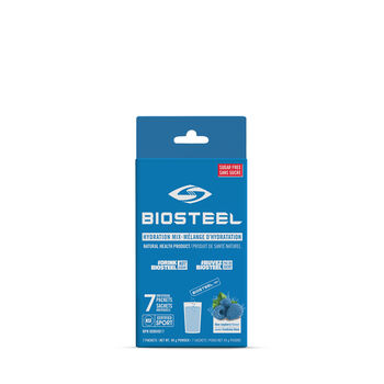 LIQUIDATION - BIOSTEEL - Sachets d'électrolytes en poudre boite de 7x7g - Keys Nutrition