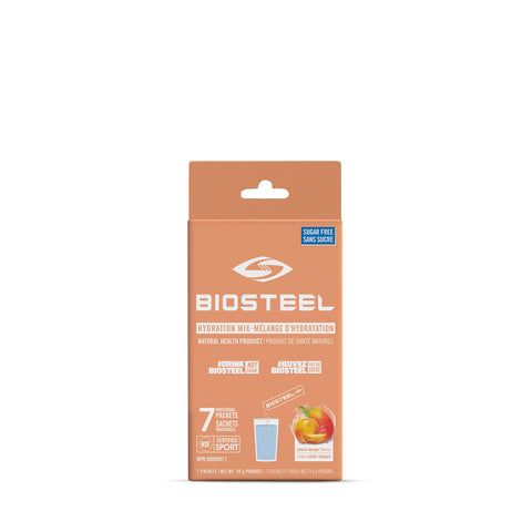 LIQUIDATION - BIOSTEEL - Sachets d'électrolytes en poudre boite de 7x7g - Keys Nutrition