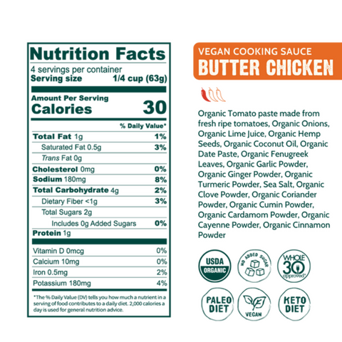 GOOD FOOD FOR GOOD - Sauce Poulet au beurre - Keys Nutrition