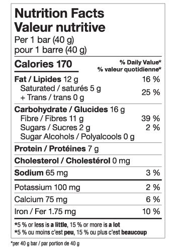 Love Good Fats - Barre aux noix chocolat noir canneberges et amandes 40g - Keys Nutrition