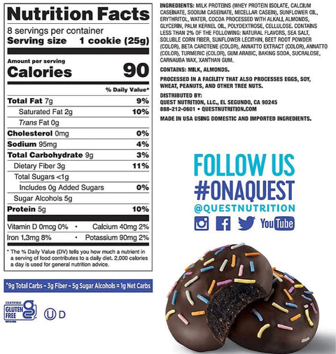 QUEST NUTRITION - Biscuit givrée - Keys Nutrition