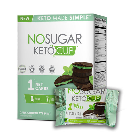 NO SUGAR COMPANY - Keto Bomb Menthe Chocolat Noir 170g (10x17g) (CAISSE DE 10) - Keys Nutrition