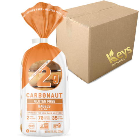 CARBONAUT - Bagel Nature 6x335g/CAISSE - Keys Nutrition