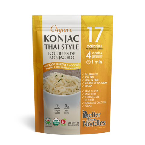 Better than noodles - Nouilles de Konjac bio 385g CAISSE DE 6 - Keys Nutrition