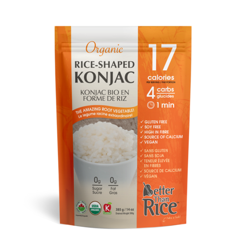 Better than rice - Riz de Konjac bio 385g CAISSE DE 6 - Keys Nutrition
