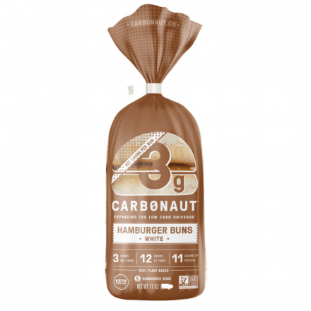 CARBONAUT - Pain Hamburger 315g 5/Sac 6/CAISSE CARBONAUT