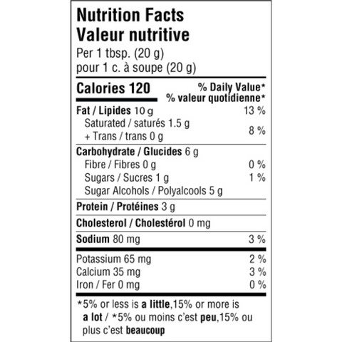 Pro Spread - Tartinade caramel salé 300g - Keto Québec - Keys Nutrition