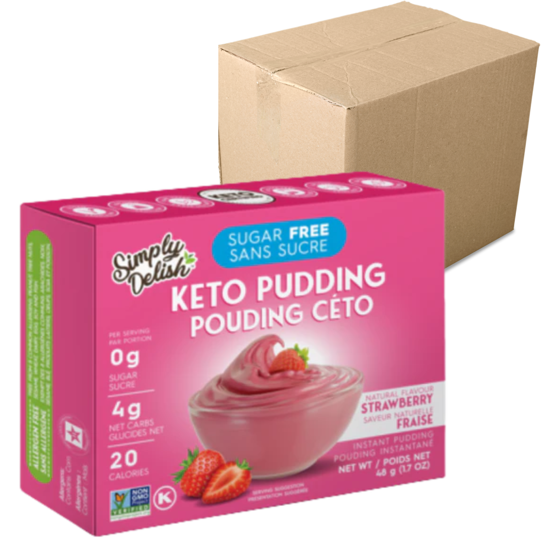 Simply Delish Keto Strawberry Pudding Nutrition Keys Keys