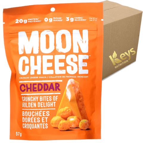 Moon Cheese - Cheddar 57g CAISSE DE 12 - Keys Nutrition