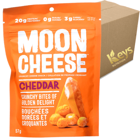 Moon Cheese - Cheddar 57g CAISSE DE 12 ||Moon Cheese - Cheddar 57g BOX OF 12 MOON CHEESE