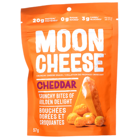 Moon Cheese - Cheddar 57g CAISSE DE 12 ||Moon Cheese - Cheddar 57g BOX OF 12 MOON CHEESE