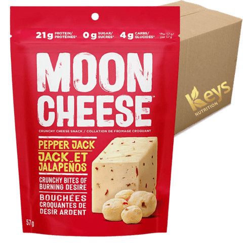 Moon Cheese - Pepper Jack 57g CAISSE DE 12 - Keys Nutrition