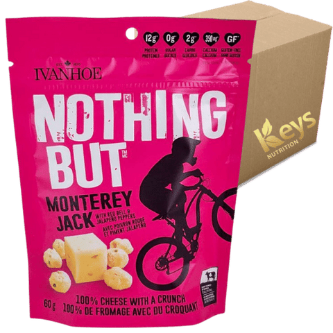 IVANHOE - Nothing but Cheese Monterey Jack CAISSE DE 12 X 60G - Keys Nutrition