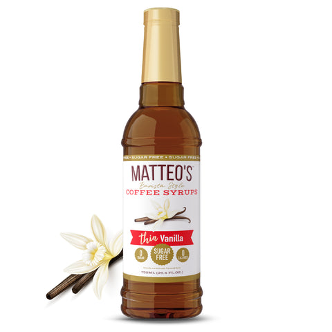 MATTEO'S BARISTA STYLE - Sirop à café 750ml - Keys Nutrition